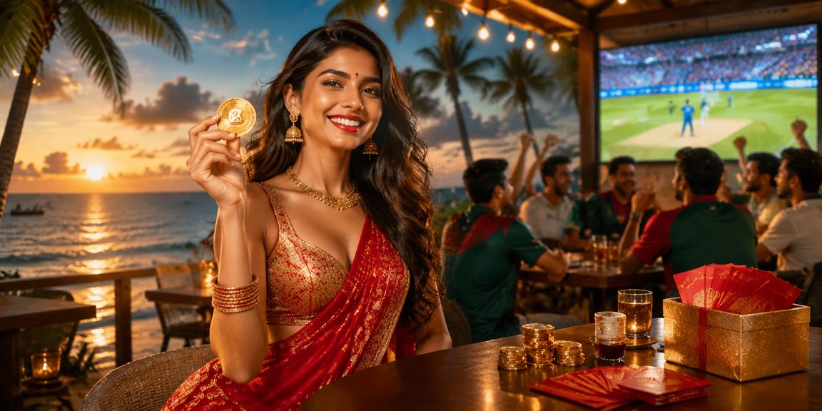 A user enjoying cricket betting from Saint Martin's Island