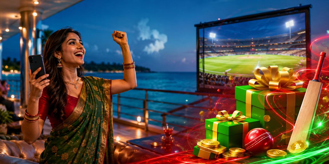 বাংলাদেশের পতাকার রং-এ ক্রিকেট বেটিং উদযাপন করছেন vc44 সদস্য
